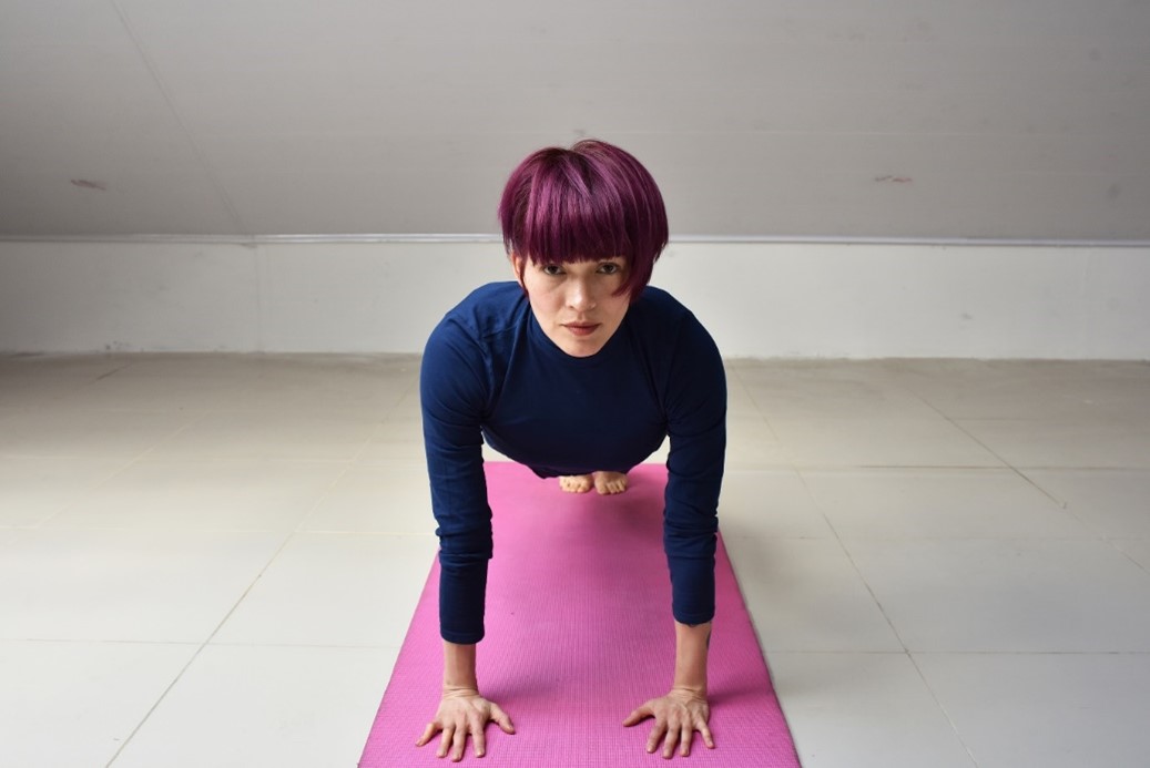 Woman doing Yoga